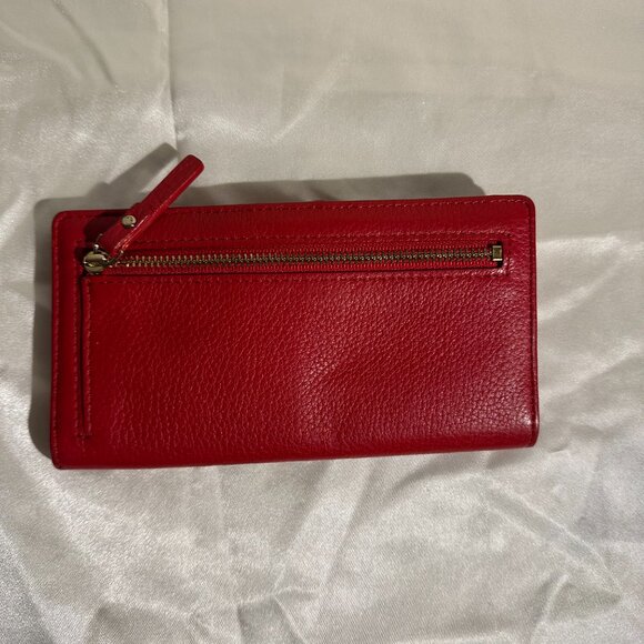 Kate Spade Red Leather Wallet - Picture 2 of 6
